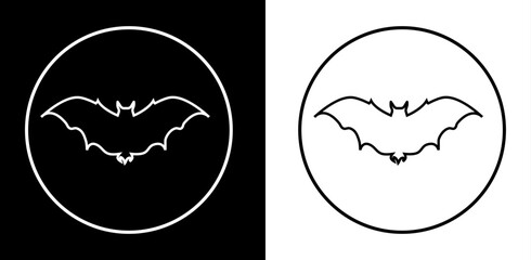 halloween bat and bats, logo, iconset (1)