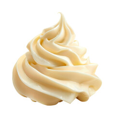 Multigrain toast sandwich with creamy cheese layers and herb garnish, realistic food isolated on transparent background.