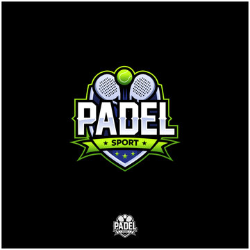 Padel Sport Emblem Logo