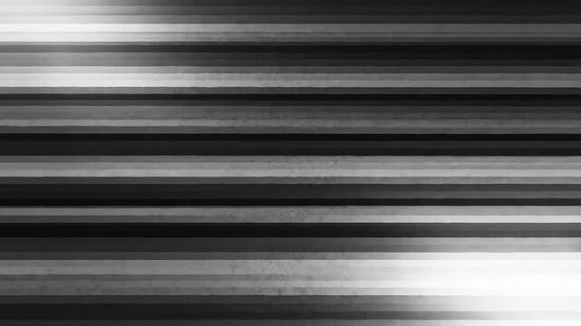 Abstract horizontal banded grayscale pattern dynamic light and shadow play