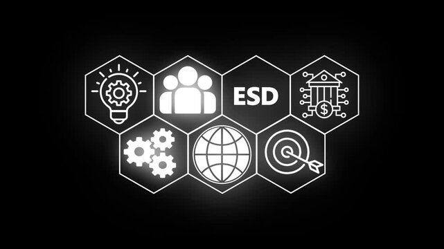 ESD acronym. Electrostatic Discharge (ESD) is the sudden flow of electricity between two electrically charged objects.