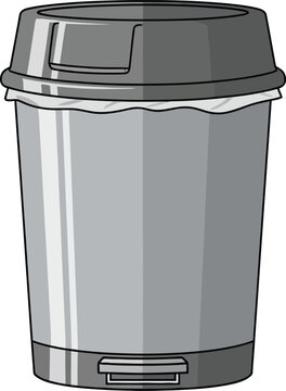 Pedal Trash Bin with Lid