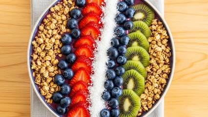 Vibrant Fruit and Gran Page Top View.