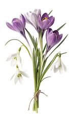 bouquet of crocuses