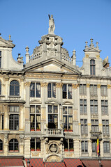 Obraz premium la Grand Place; patrimoine mondial de l'UNESCO; Bruxelles; Belgique