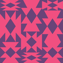 Beautiful geometric background. Figures of different shapes. Tribal form. Flowers. Geometric design. Creative textures. Colorful art. Modern graphic poster. Retro color. Vector illustration