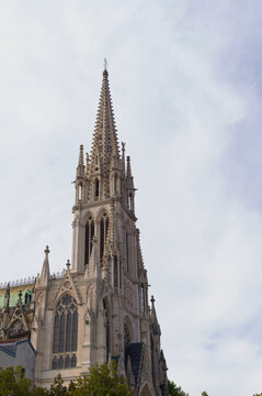 Saint-Epvre Basilica built in the Rayonnant neogothic style. Nancy, France, Europe