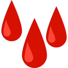 Fototapeta premium Red Blood Hatch Icon