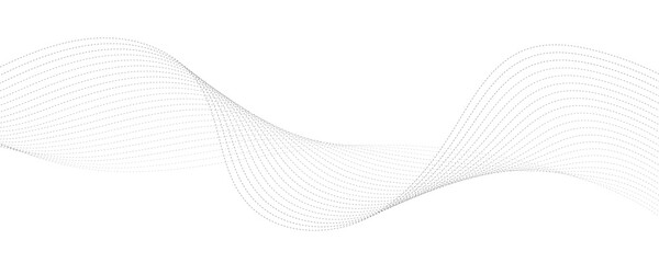 Abstract grey wavy lines illustration