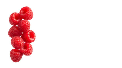 Fresh Raspberry Isolated With Copy Space &ndash; 16:9