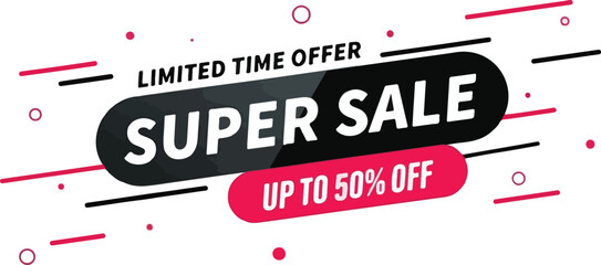 Sale Offer Discount Promotion Banner