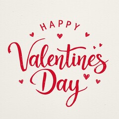 A festive Valentine's Day design featuring the phrase Happy Valentines Day 