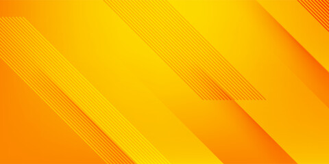 Abstract Yellow Orange Diagonal Background with Modern Stripes and Gradient. Modern Trendy design in Vector Illustration