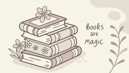 hand drawn vector illustration of a book