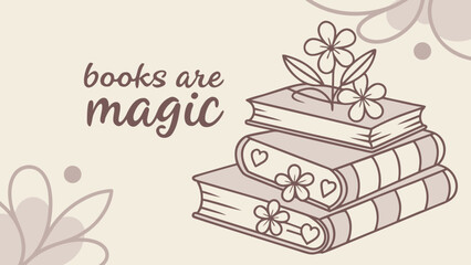 hand drawn vector illustration of a book