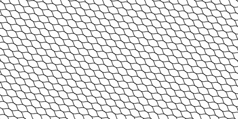 Mesh texture for fishing nets. Seamless pattern for sportswear or soccer goal, volleyball net, basketball hoop, hockey, athletics. Abstract net background for sports. © abdus