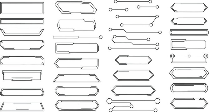 futuristic user interface design elements