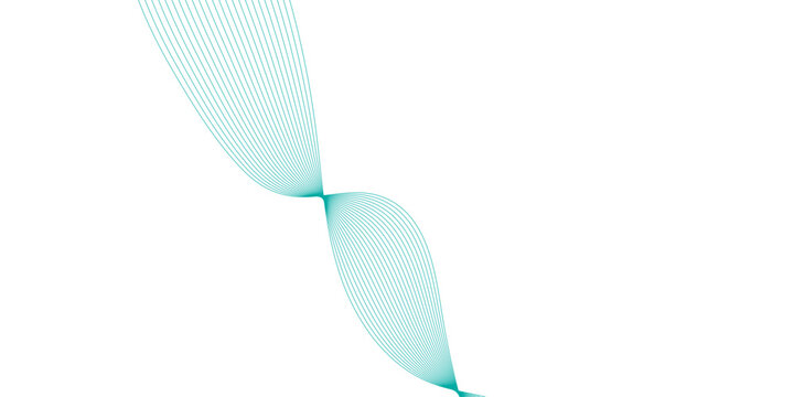 Vector illustration of a blue gradient kitchen knife isolated on white background with a motion wave line design for a web business banner backdrop