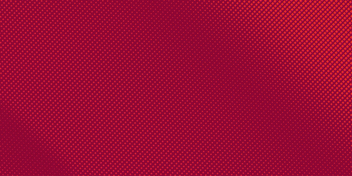 Pop art comic background. Halftone dotted pattern. Red print with circles. Red gradient color halftone background, pop art design. red abstract background with dot pattern, for sport, game theme .