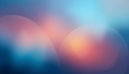 Abstract Colorful Gradient Background with Soft Circles (35