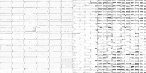 Obraz premium Close up of a white woven basket texture with a gradient effect