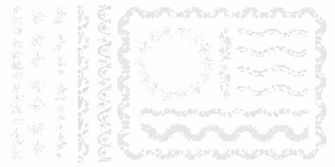 Obraz premium Intricate vintage lace patterns showcased in a monochrome decorative design