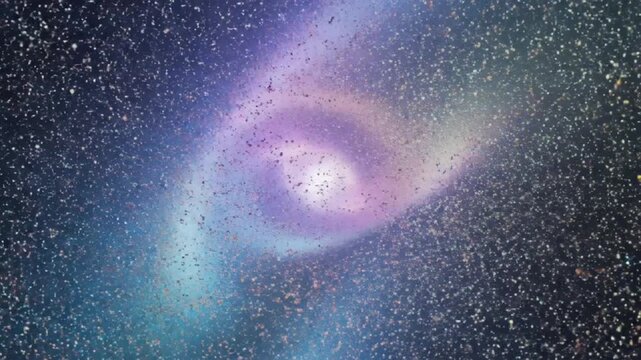 P34-Dusted scratched Holographic Abstract Multicolor Backgound Trend Design Creative Blurred Glow. Dus 4K 10s