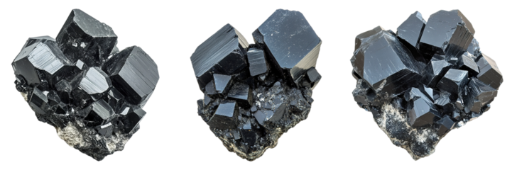 Shungite mineral specimens: An isolated image of an eye-catching shungite mineral, the focal point is its unique appearance.