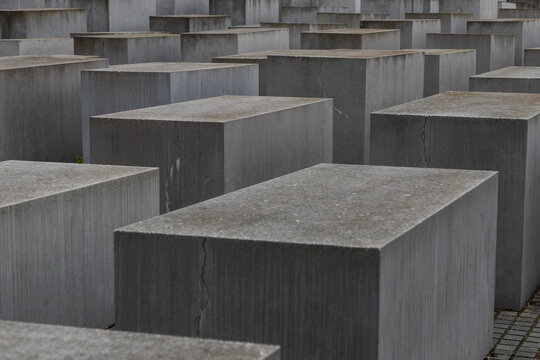 Berlin, Deutschland: das Beton Denkmal f&uuml;r ermordete Juden in Europa