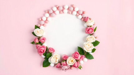 easter wreath with eggs