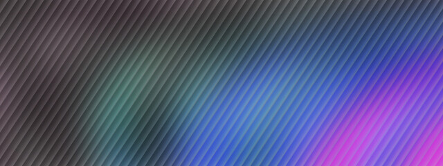Colorful diagonal gradient background with purple blue and green hues stripes