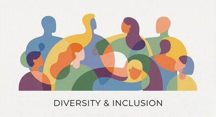 Human identity and diversity abstract concept