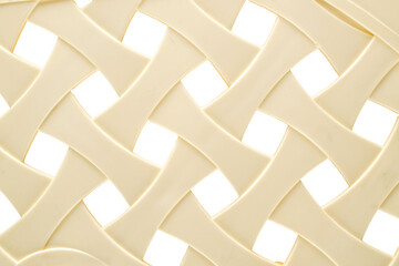 Surface of a plastic chair, macro, top view.