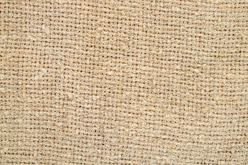 Surface of a linen napkin, macro, top view.