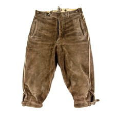 Alte Zernitterte Autentische Lederhose aus echtem Leder