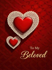 To my beloved heartfelt valentine's day greeting