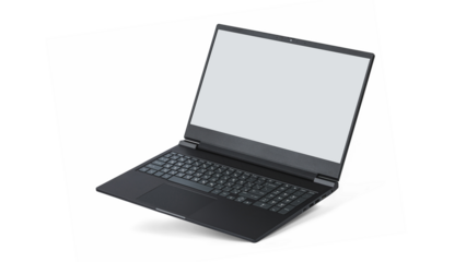 Modern Black Laptop Mock-up