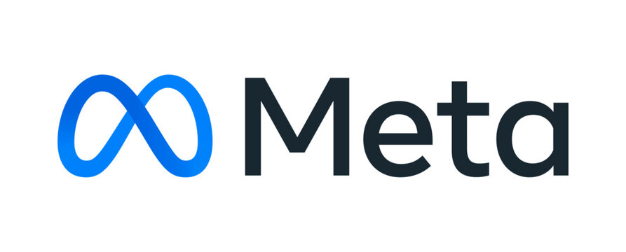 Meta App Icon and Logo vector SVG with colorful and black & white versions, scalable for mobile and web use, suitable for UI mockups, branding, and digital design projects.