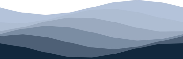 Abstract wave pattern in varying blue shades, ideal for design backgrounds or print materials.