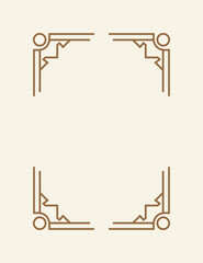 Elegant brown border designs for luxury branding.&nbsp;Sophisticated brown border designs for high-end branding and luxury projects.