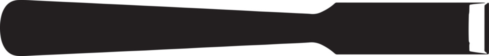 Obraz premium Black silhouette of a megaphone on a white background speaker sound announcement