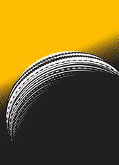 Abstract cricket background design. Sports concept
