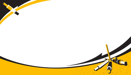 Jukskei background design with empty space for text.The sports concept
