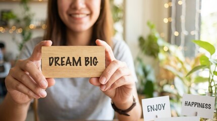 Empowering personal growth event urban community center motivational workshop bright and inspiring environment close-up view of attendees dream big initiative focused on self-discovery