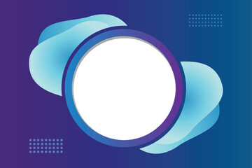 Modern abstract circle banner background