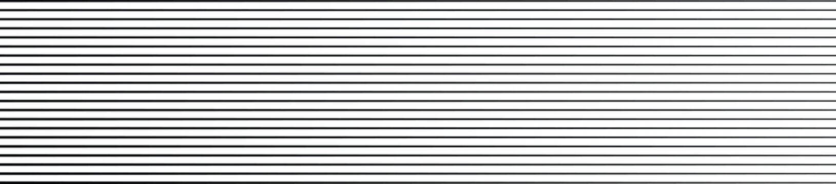 Clean and simple pattern with horizontal black stripes on white. ideal for modern design projects.