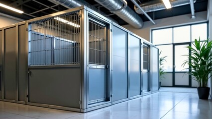 Industrial style transparent indoor space map