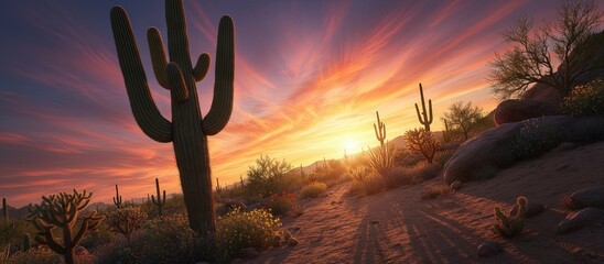 dessert landscape - nature photography concept 