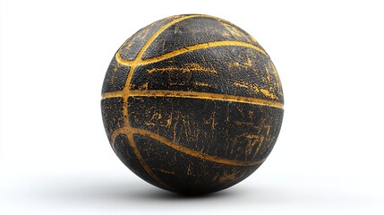 Basketball black gold professional sports equipment luxury image