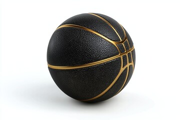 Basketball black gold sports ball luxury product photography image